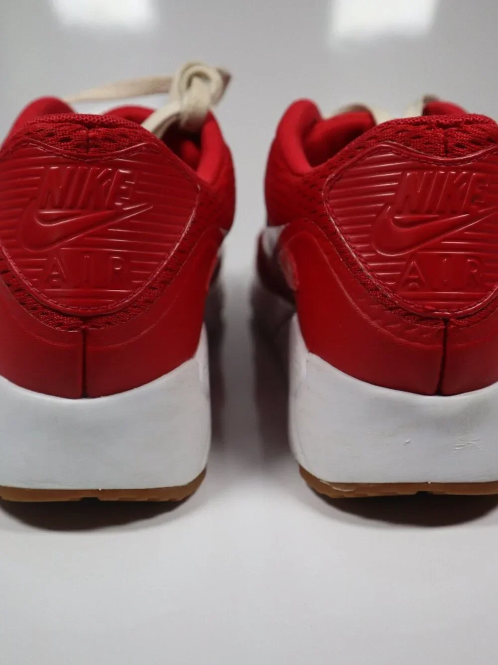Nike Air Max 90 Sneakers – Red/White – Men's Size 8.5